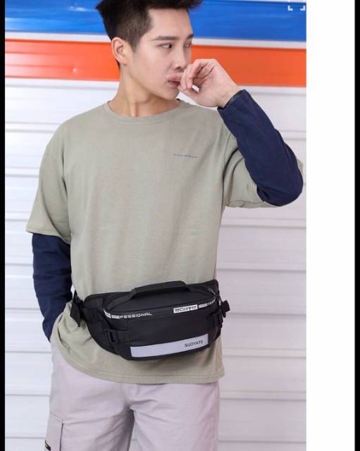 Best Selling Tas Slempang Selempang Anti Air Kanvas SPEN USB Charger Sling Bag Canvas Vr2 Waterproof