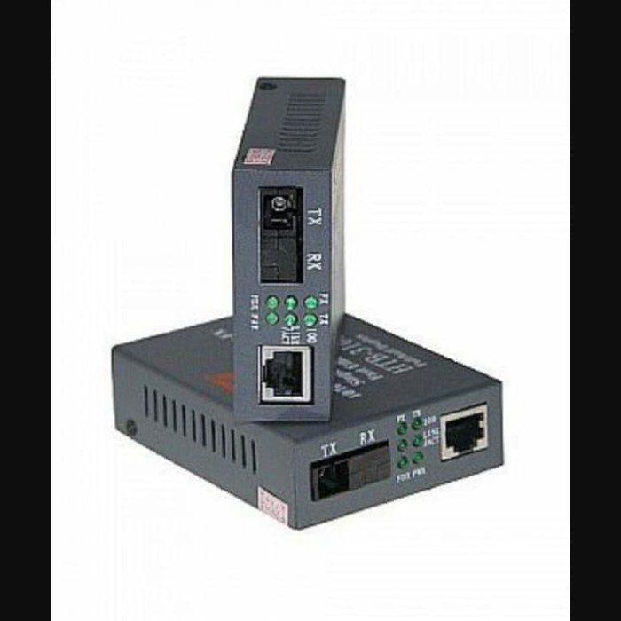 Netlink HTB-3100 Converter Fiber Optic to LAN 25Km Sepasang A&amp;B