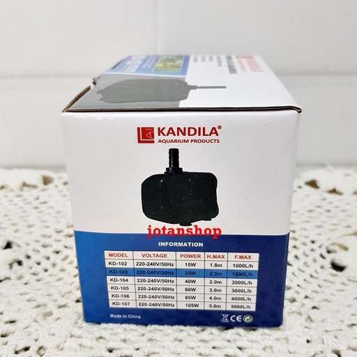 KANDILA KD103 KD 103 FILTER POMPA AIR CELUP KOLAM IKAN AQUARIUM HIDROPONIK