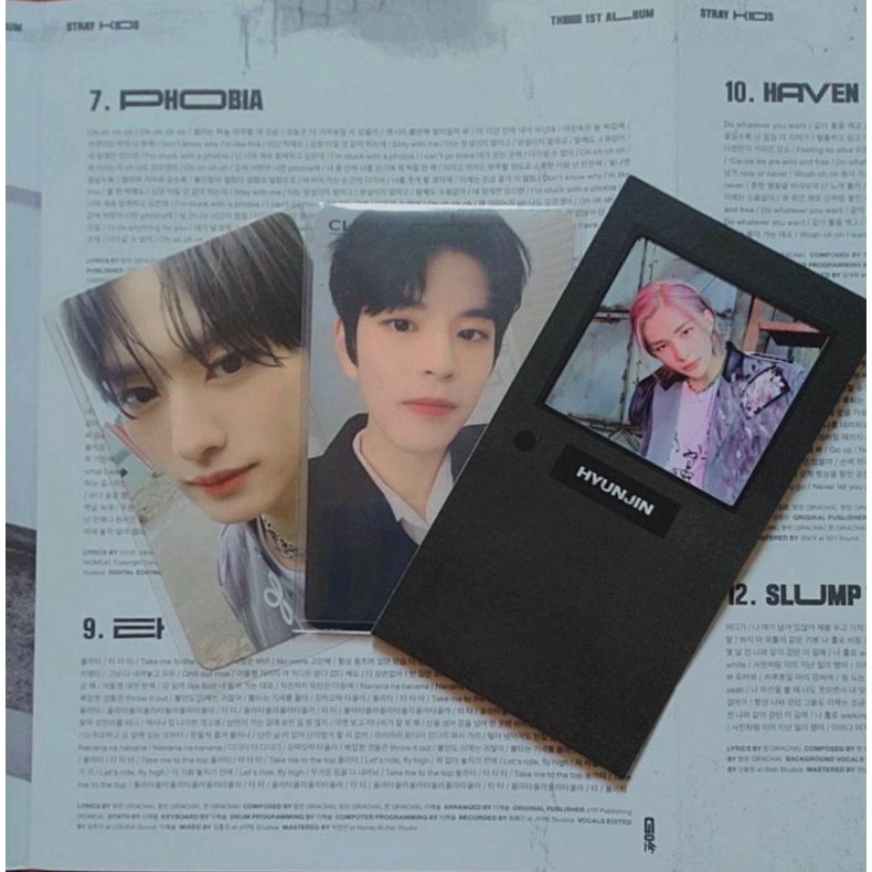 wts seungmin lee know hyunjin limited ds b clio inlife pc skz