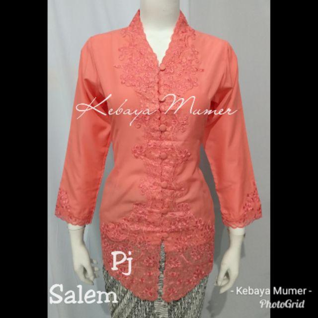 Kebaya Bordir. Kebaya Encim. Kebaya Modern. Kebaya Jadi. Kebaya Putih. Kebaya Orange-Salem Ku Senada Pj
