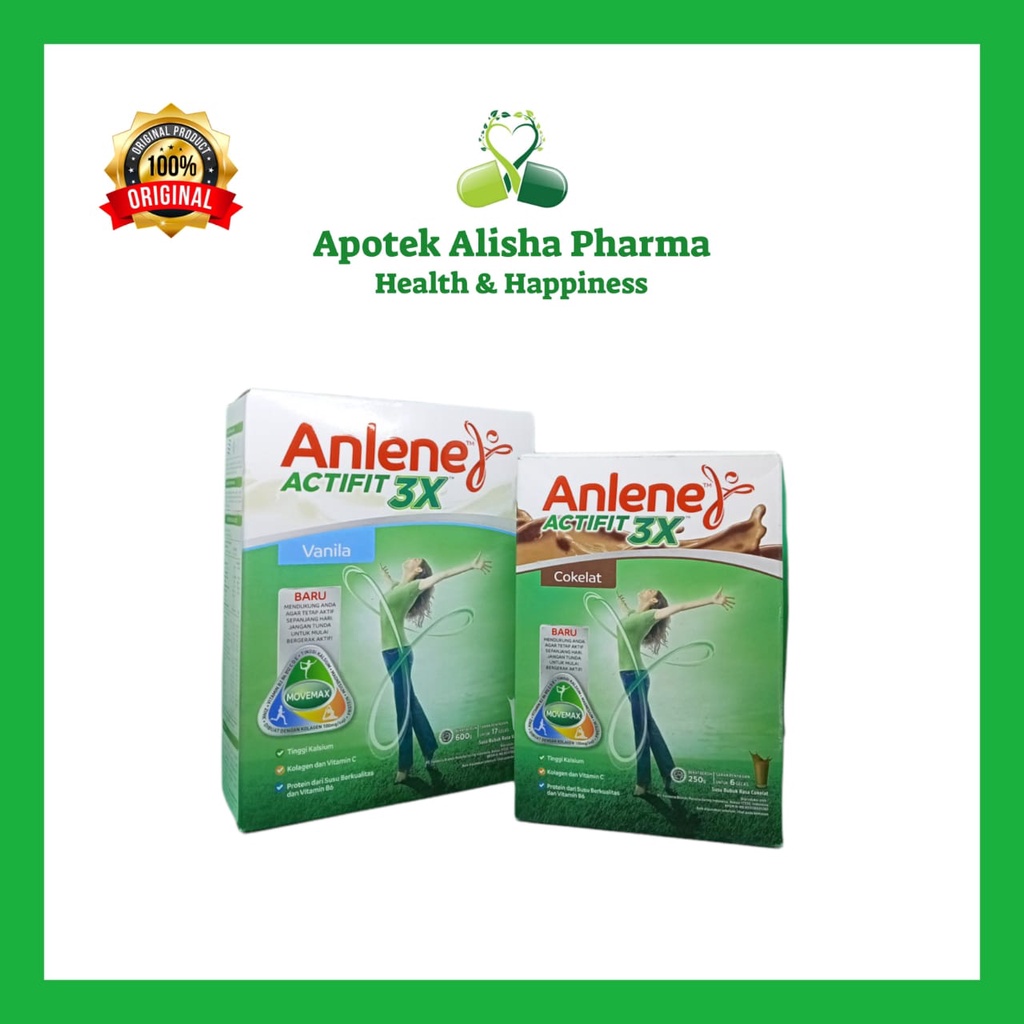 Anlene Actifit (Usia dibawah 50th) Anlen Gold (Usia diatas 50th) Susu Tinggi Kalsium Tulang / Osteoporosis