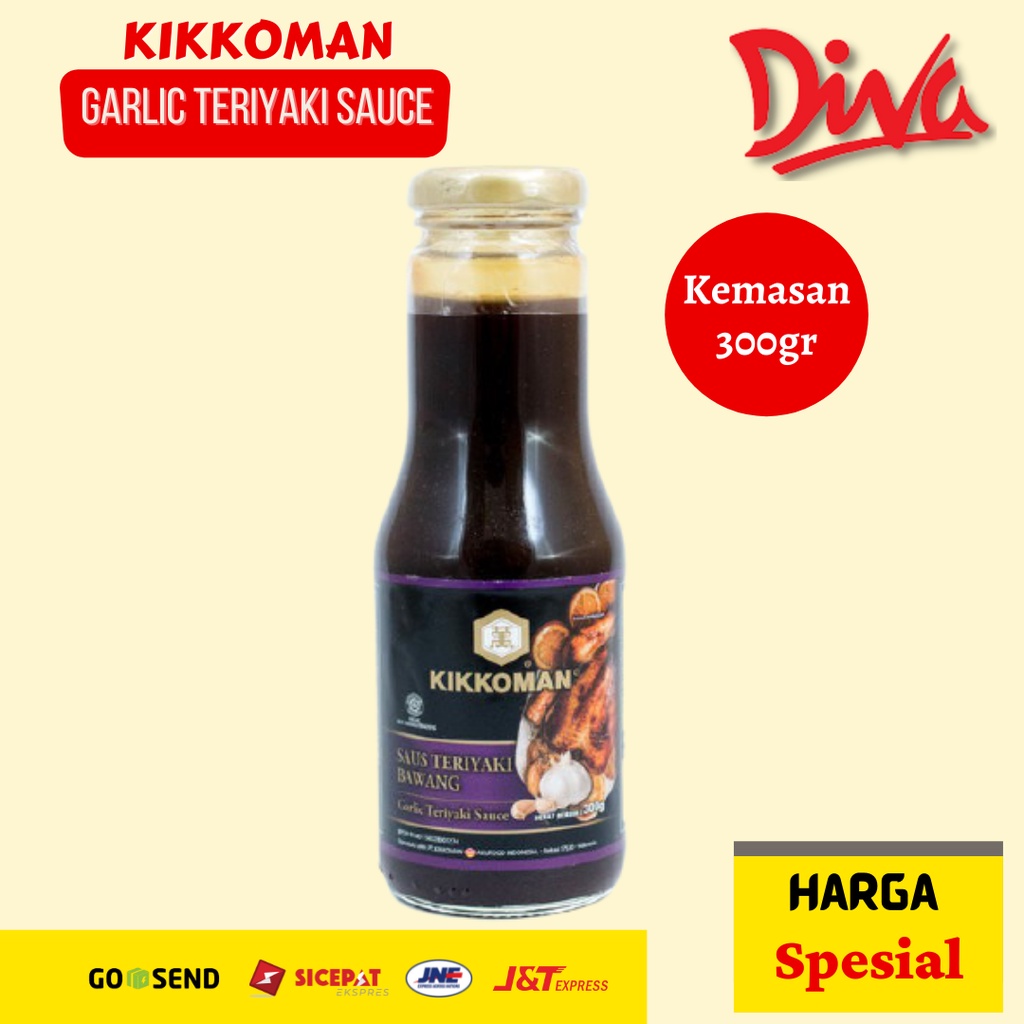 

[300gr] Kikkoman Garlic Teriyaki Sauce - Saus Teriyaki Bawang
