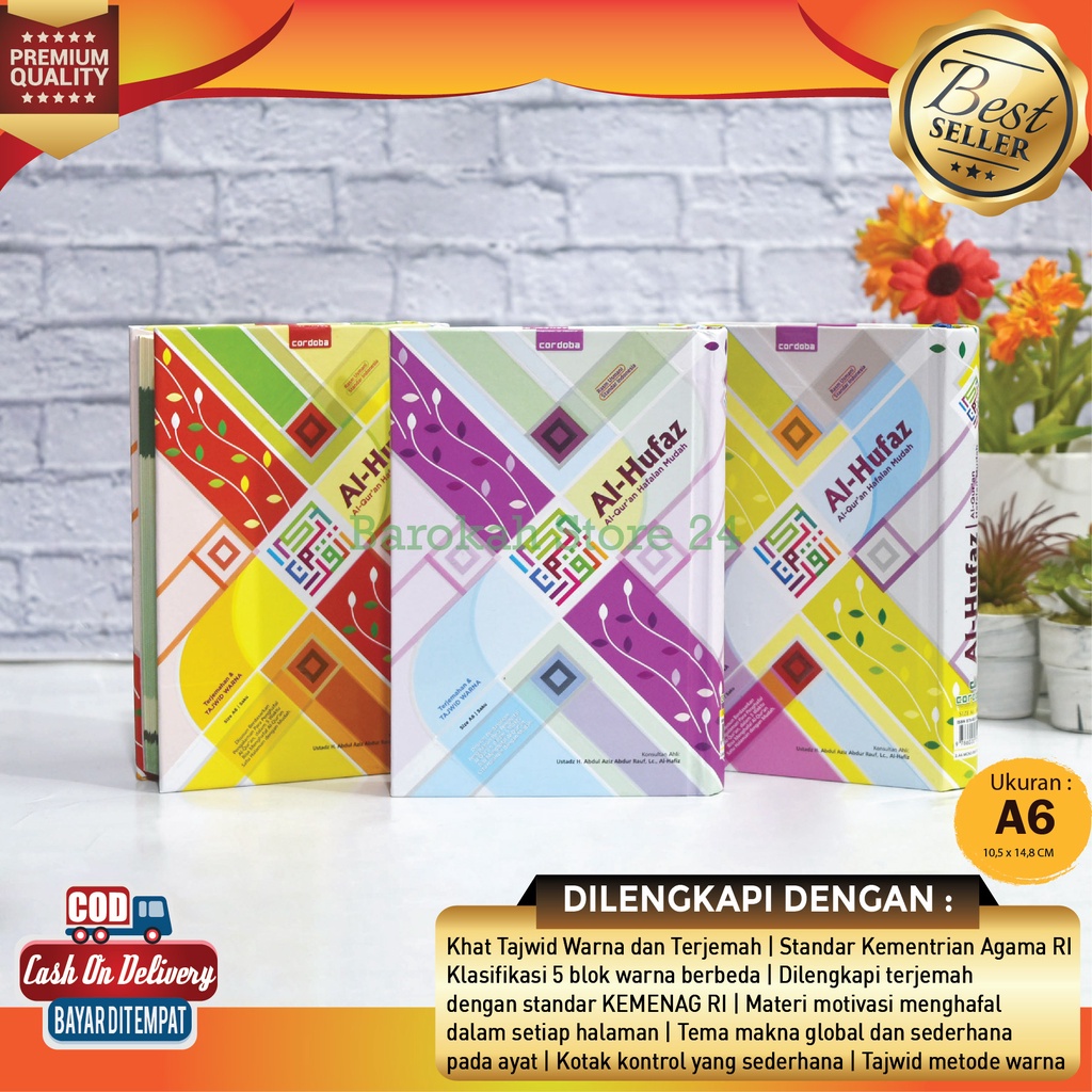 Al-Quran Hafalan Mudah Kecil Millenial Alquran Al Hufaz Size A6 Milenial Hard Cover Al Qur an Cordob
