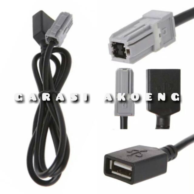 Kabel USB Head Unit Pionner Toyota Avanza Veloz Innova Yaris Corolla Camry Fortuner Hilux Ayla Audio