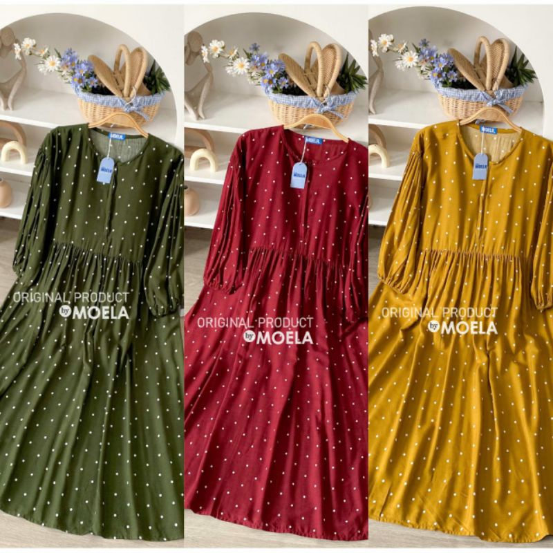 SIECO MIDI DRESS BY MOELA