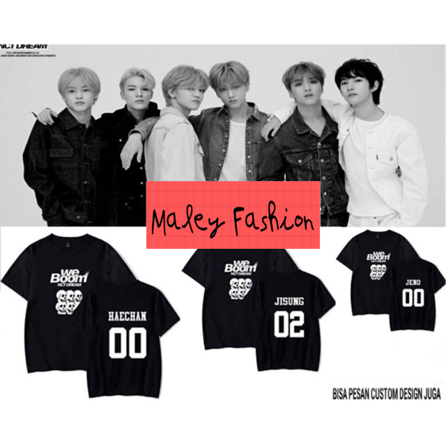 COD KAOS KPOP NCT DREAM WE BOOM REQUEST MEMBER / T-SHIRT RENJUN JENO HAECHAN JAEMIN CHENLE JISUNG