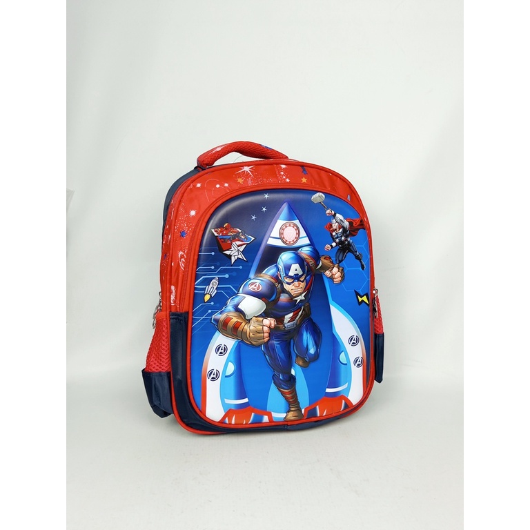 TAS SEKOLAH ANAK LAKI LAKI ALTO EMBOS TAS ANAK SEKOLAH IMPORT GAMBAR AVENGERS SPIDERMAN TRANSFOMER LAMPU LED TAS RANSEL ANAK SEKOLAH TERBARU