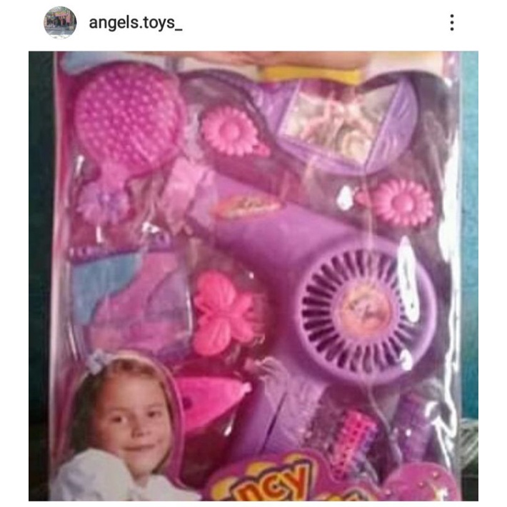 MAINAN ANAK CEWEK MAINAN SALON SALONAN PLASTIK TAS CANTIK