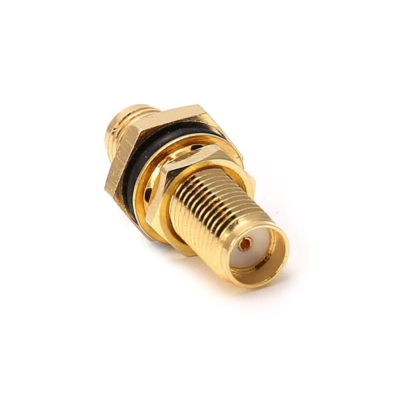 VIVI SMA Female Jack RF Connector Straight Coaxial Converter Adapter Panel Mount O-Ring Connectors