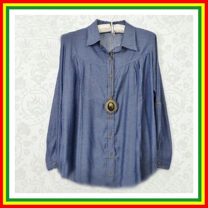 MICCI FASHION KEMEJA HAARA DENIM TUA