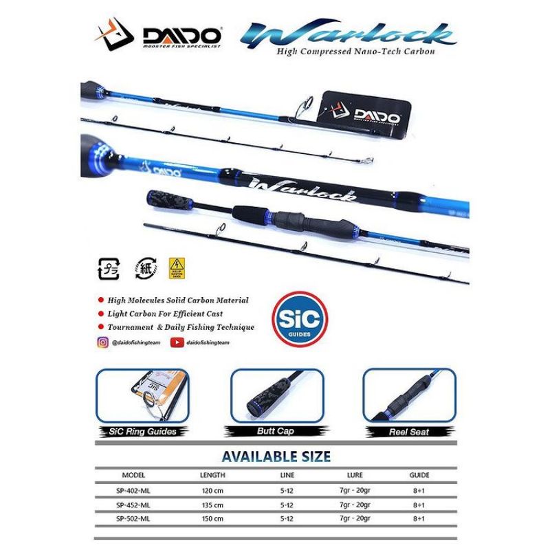 joran daido warlock 135 150