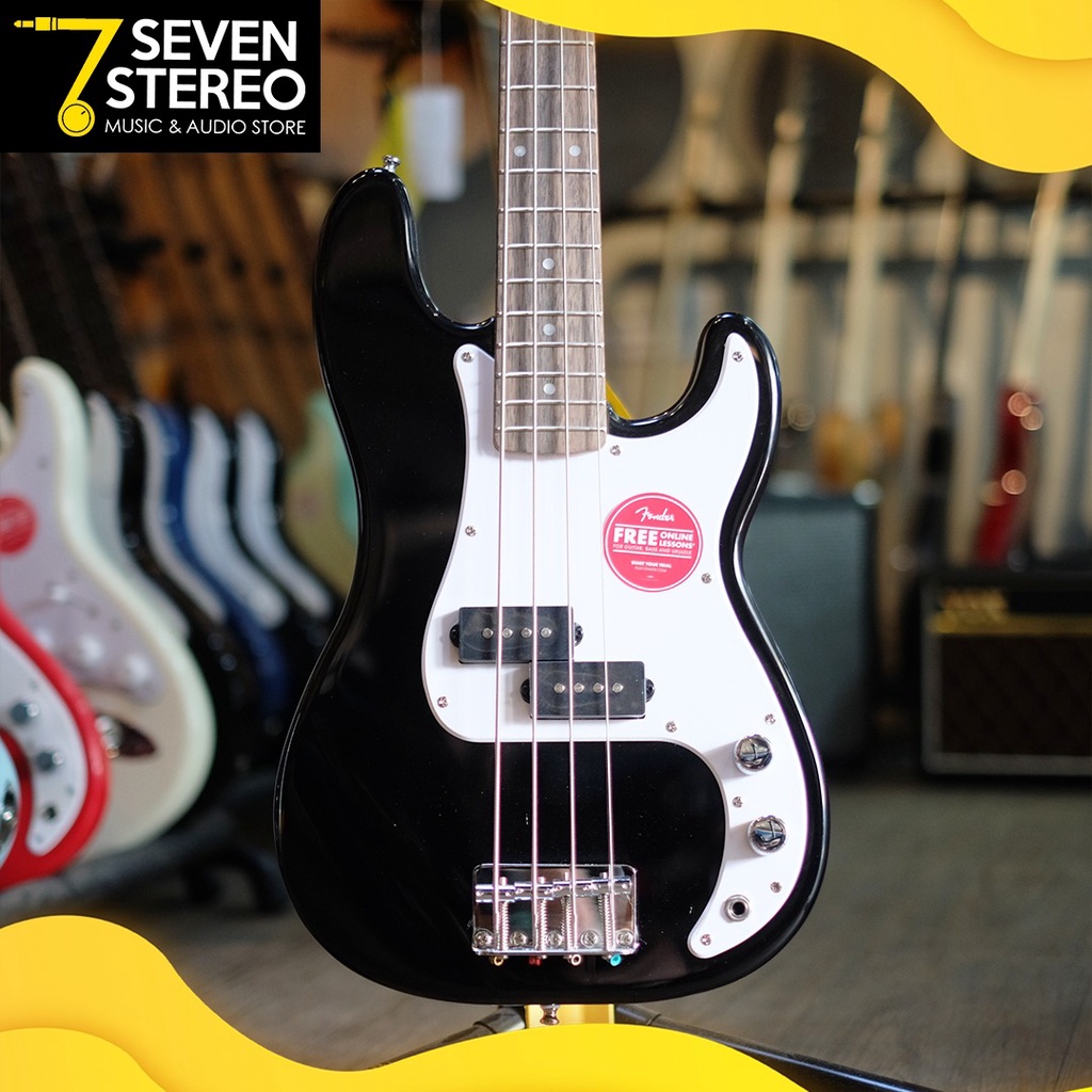 Squier Mini Precission Bass Black Laurel FB