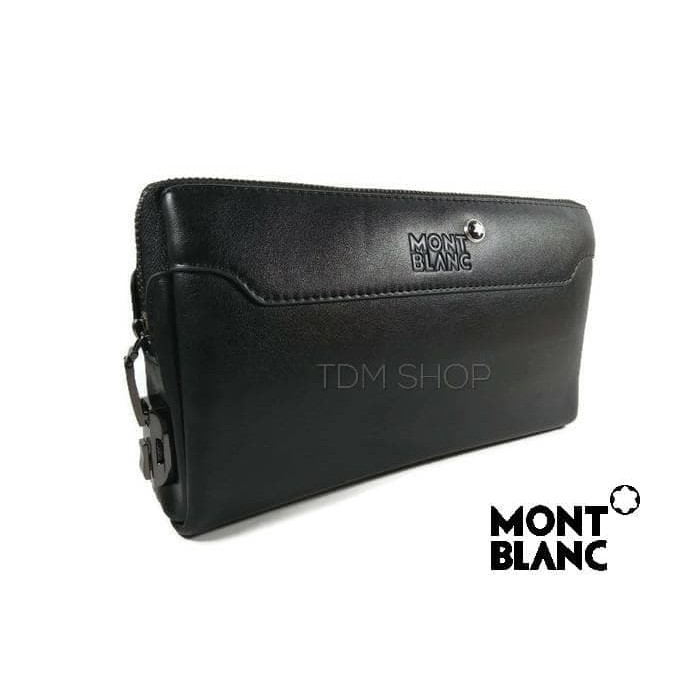 HANDBAG TAS TANGAN PRIA MONTBLANC IMPORT - Hitam