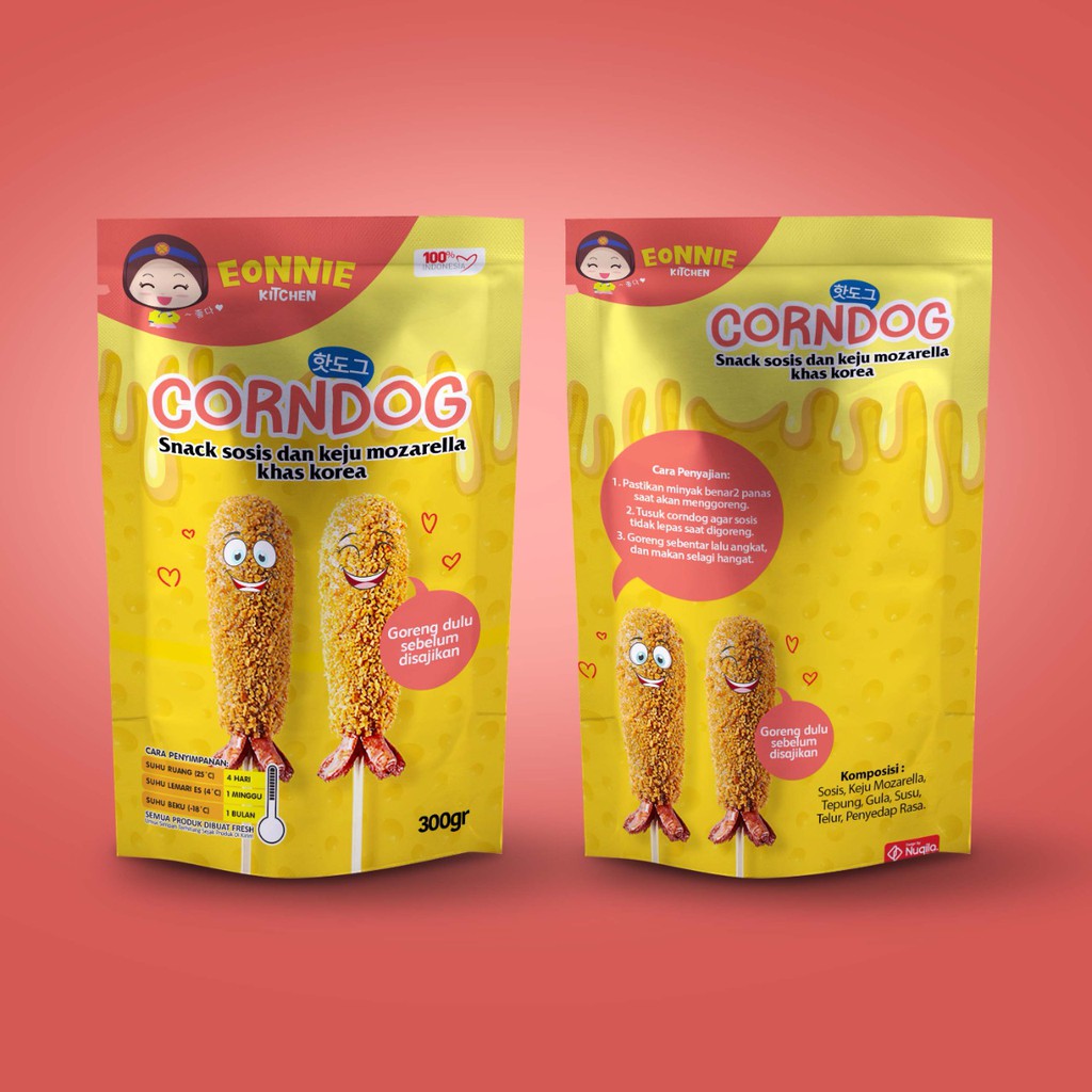 

CORNDOG MOZARELLA SOSIS - Snack/Makanan/Cemilan - Halal