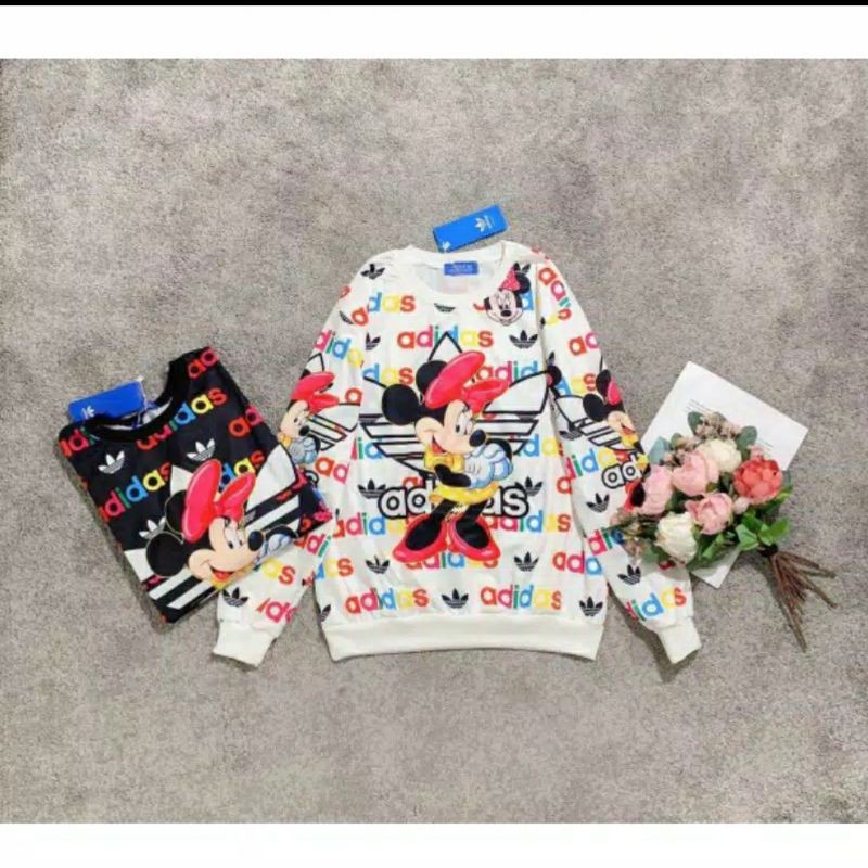 Kaos Adidas Colab Disney #lengan panjang# Disney# Adidas