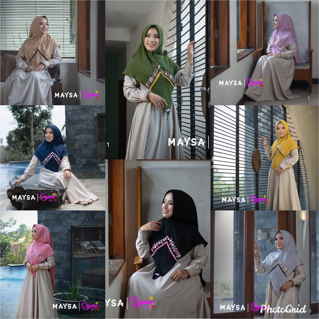 Hijab Khimar Maysa by Qiyara