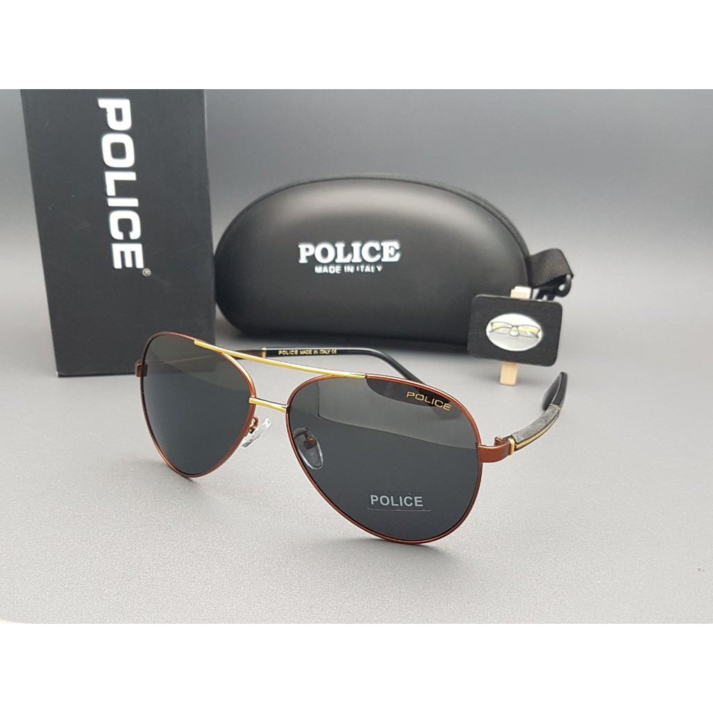 Sunglass - Fashion Pria - Kacamata Hitam Pria - Kacamata Hitam Pria Police 8791 Lensa Anti UV