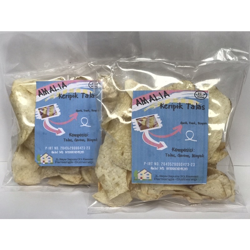 

Camilan Kripik talas khas sumenep