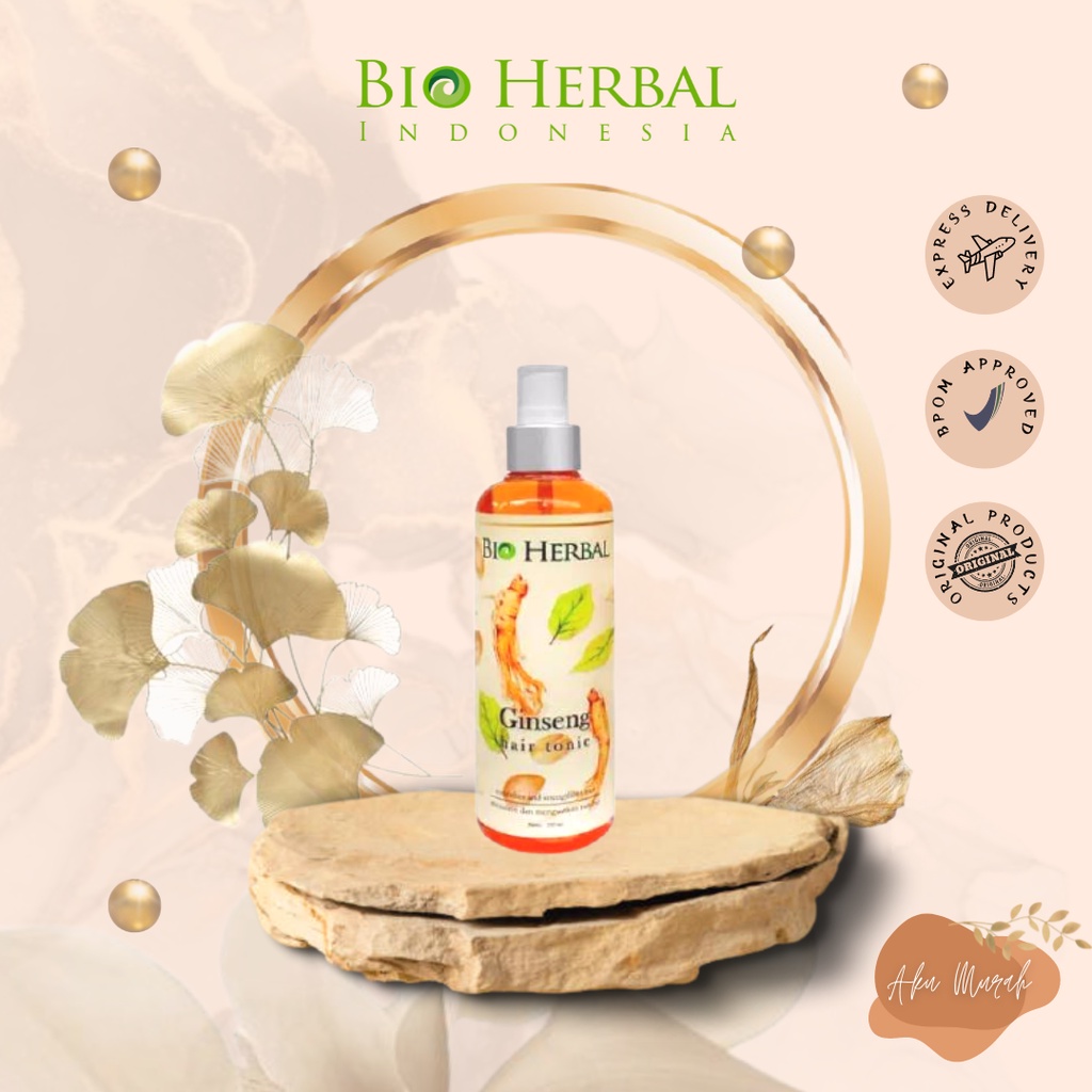 ✨ AKU MURAH ✨Bio Herbal Hair Tonic/ Bio Herbal Ginseng Hair Tonic BPOM