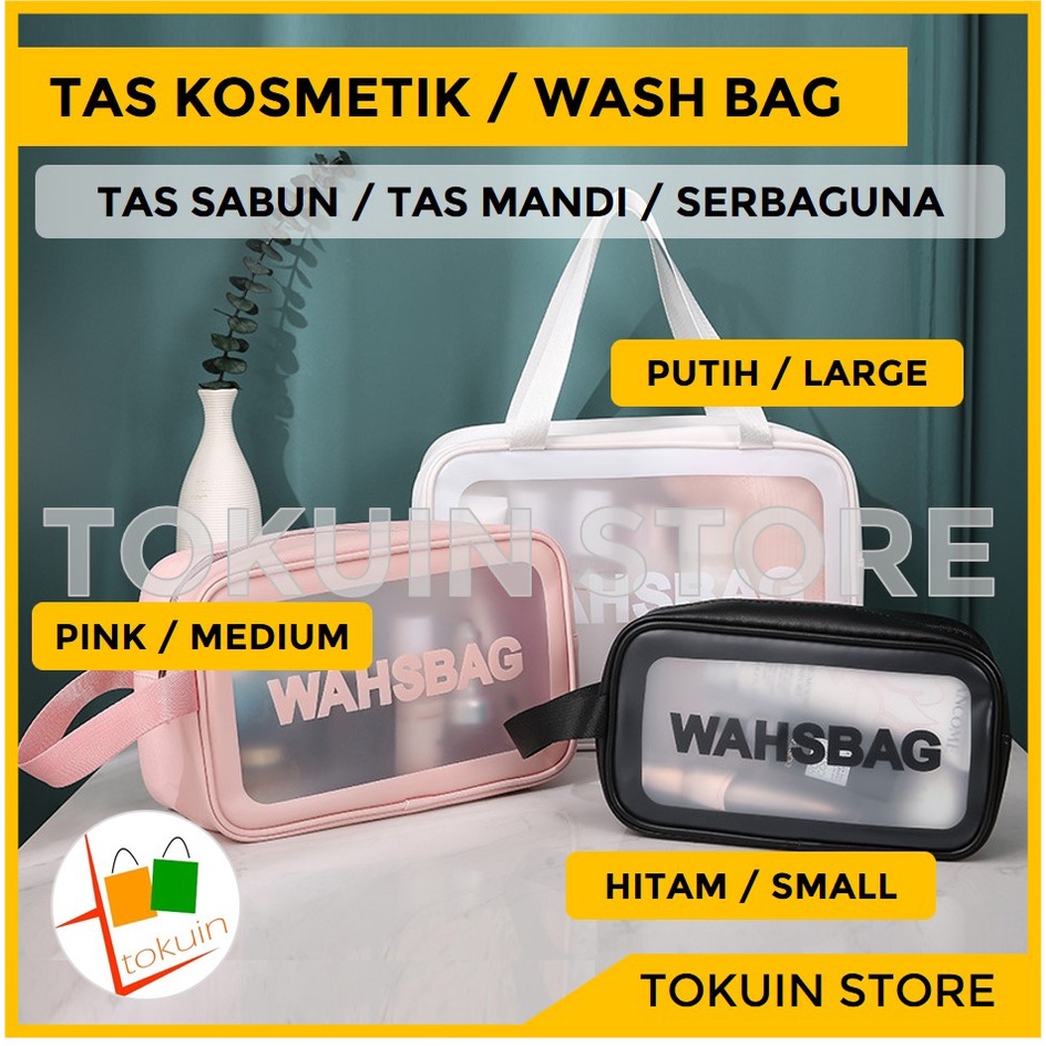 Tas Kosmetik Make Up Travel Storage Wash Bag Pouch Sabun Mandi Makeup