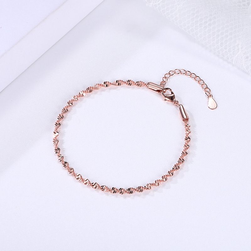 Gelang Tangan Motif Gelombang Ala Korea Untuk Wanita-2