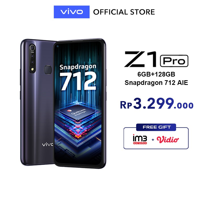 vivo Z1 Pro 6/128 GB | Snapdragon 712 AIE | Garansi Resmi