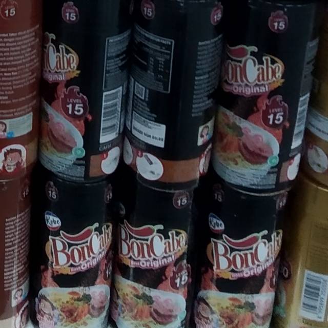 

Kobe BONCABE level 15 rasa original sambal tabur 50gr
