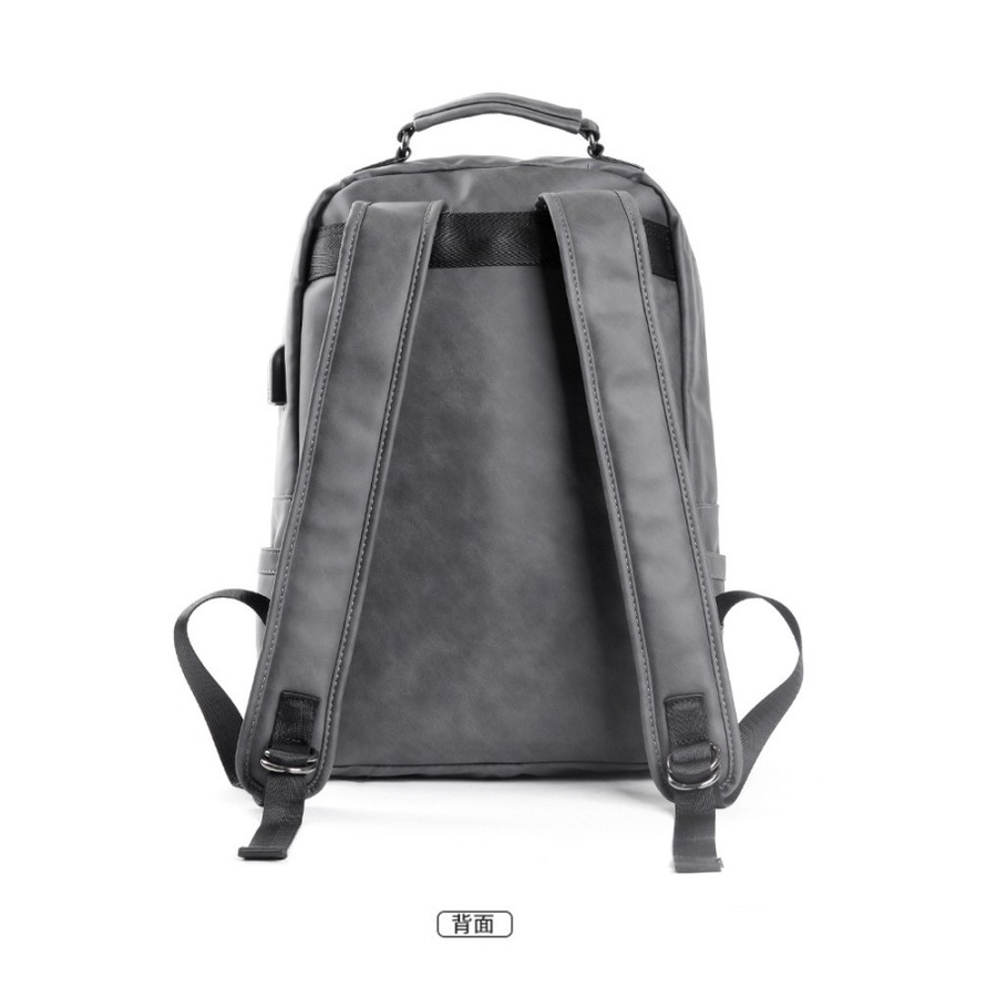 Tas Ransel Kulit Pria Tas Pria Backpack Pria Tas Kulit ARMOUR GRAY