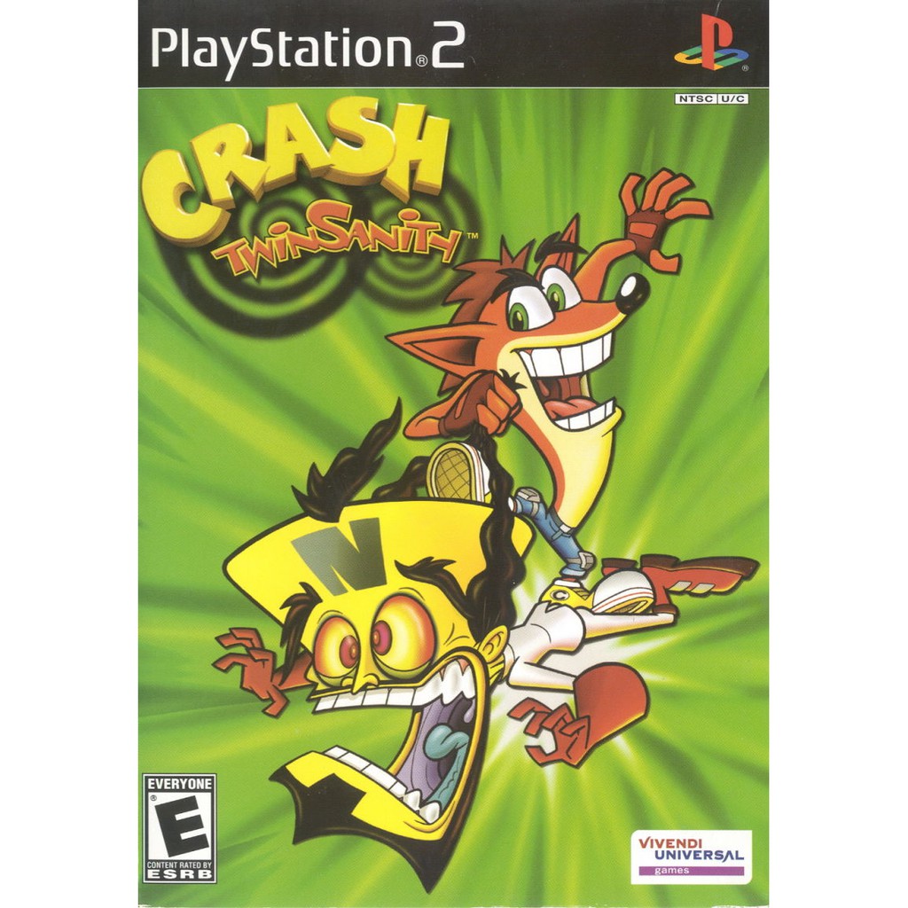 DVD Kaset Game PS2 Crash Twinsanity