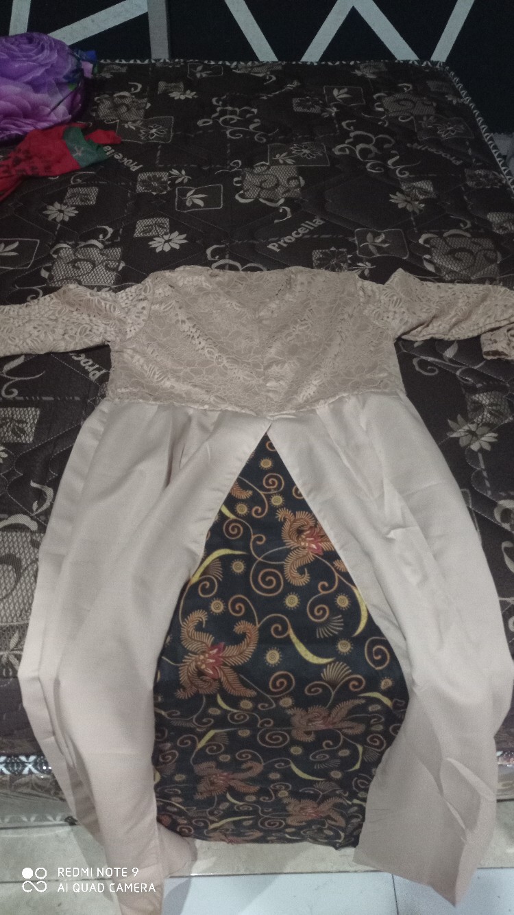 (ori & Busui_8 Varian Warna) Batik Couple Princes Hayunda Sarwendah Gamis Modern - Sarasvati Store