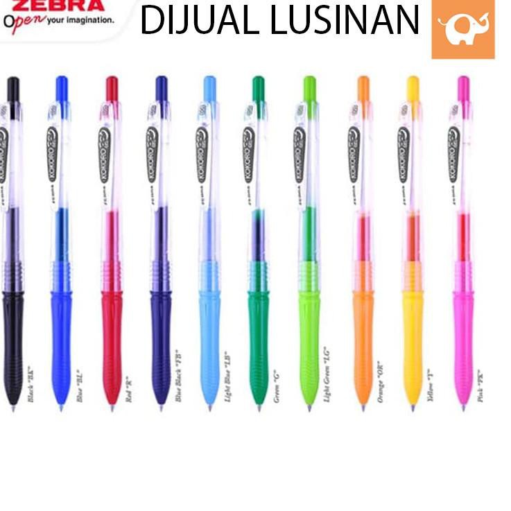 

READY STOK ! Pulpen Gel Kokoro DIJUAL LUSINAN / Zebra Kokoro Color 0,5mm