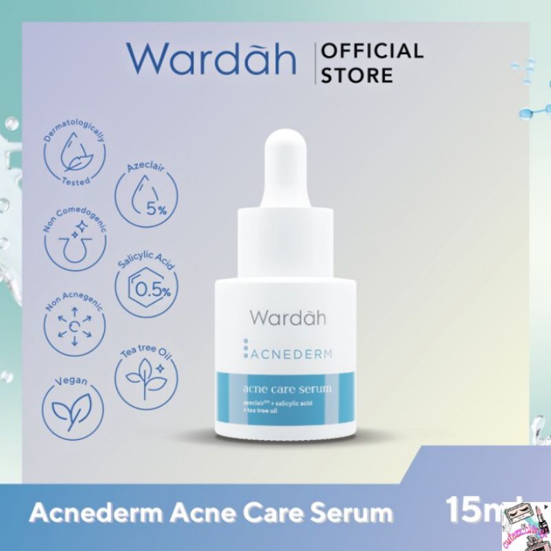 ☃Cutezz_Ching1☃Wardah Acnederm Acne Care Serum 15ml