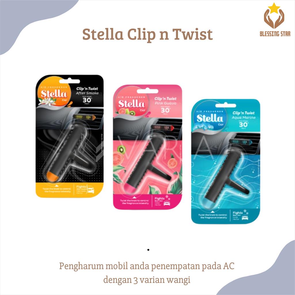 Stella Clip &amp; Twist Pengharum  Mobil penghilang bau rokok