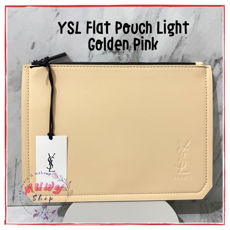 YSL Dompet Vynil Pouch / Pleat Pouch / Flat Pouch Vynil