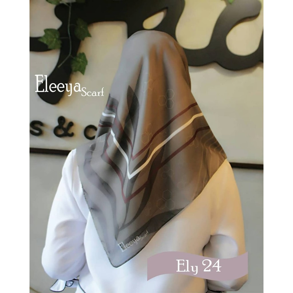 HIJAB SEGIEMPAT MOTIF ELY 24 II Eleeyascarf