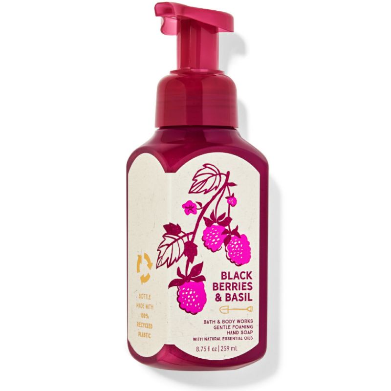 BATH &amp; BODY WORKS BBW BLACKBERRIES BLACK BERRIES AND BASIL SERIES MIST LOTION SHOWER GEL BODY CREAM HAND CREAM SHOWER GEL BODY CREAM LOTION MIST WASH WALLFLOWER ROOMSPRAY SCENTPORTABLE GENTLE GEL DEEP CLEANSING GENTLE FOAMING CREAMY LUXE