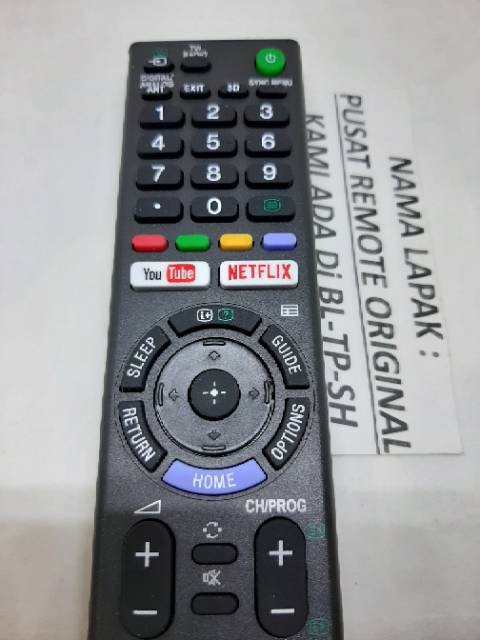 REMOTE REMOT SMART TV SONY LED NETFLIX MIRIP ORIGINAL