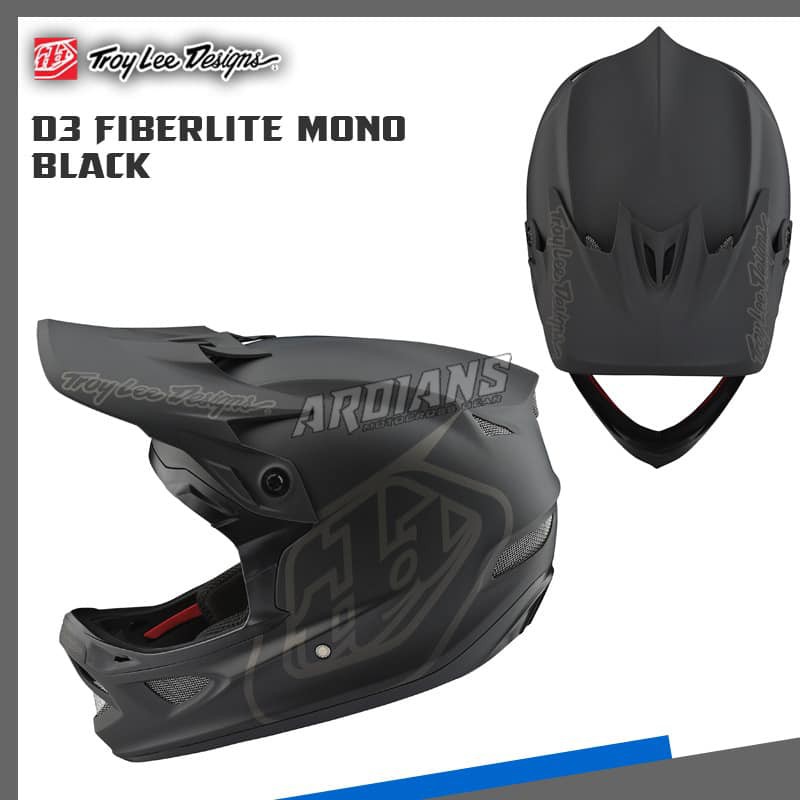 TLD - D3 FIBERLITE MONO - HELM - SEPEDA MTB DOWNHILL BMX