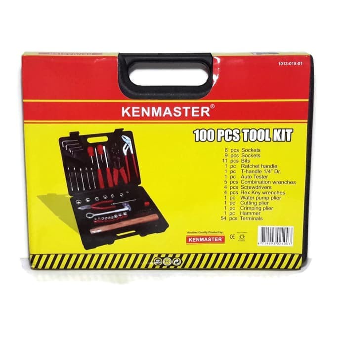 Kenmaster Tool Kit 100pcs N2 (Black) BOX