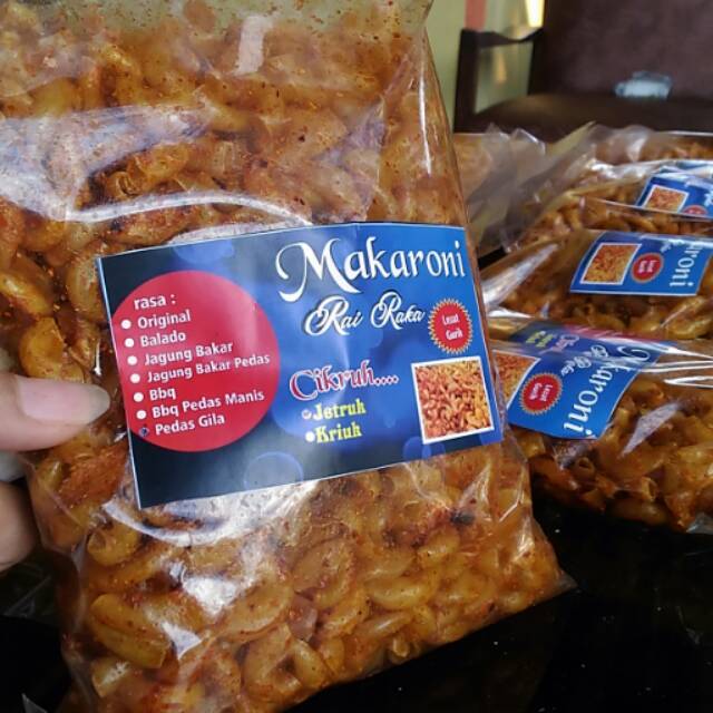 

Makroni cikruh Jetruk rai raka 200gram .. byk varian rasa