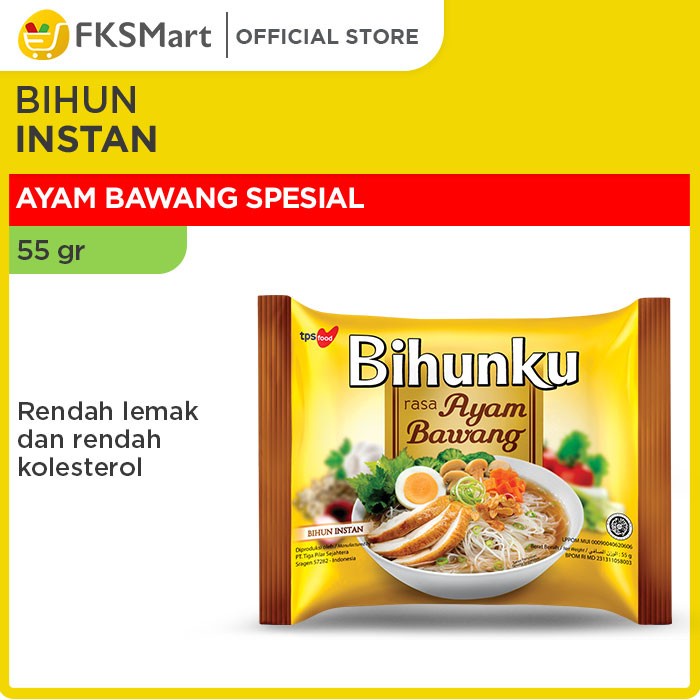 

soun-bihun- bihunku ayam bawang spesial 55 gr -bihun-soun.