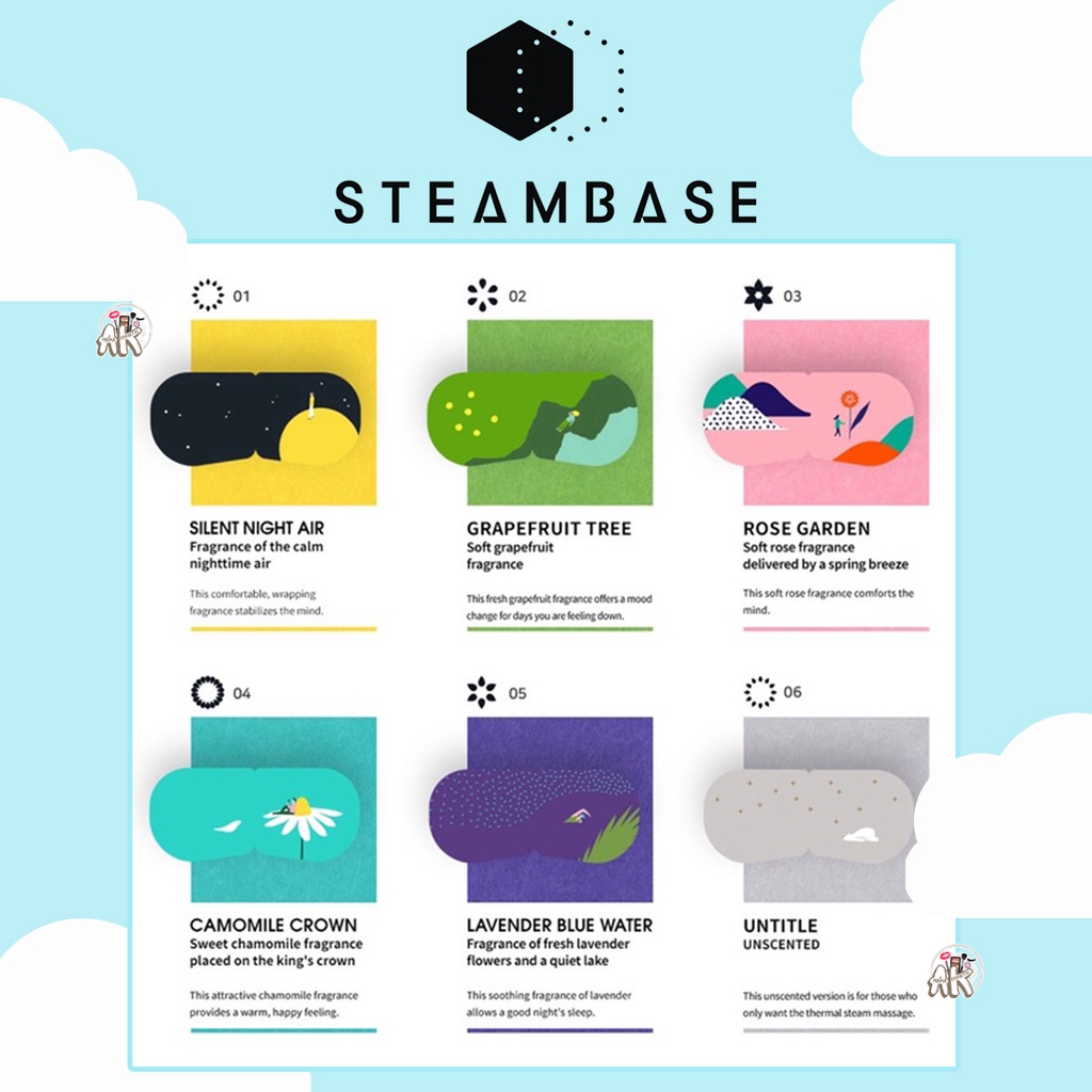 STEAMBASE WARMING EYEMASK / KOMPRES MATA / MASKER MATA