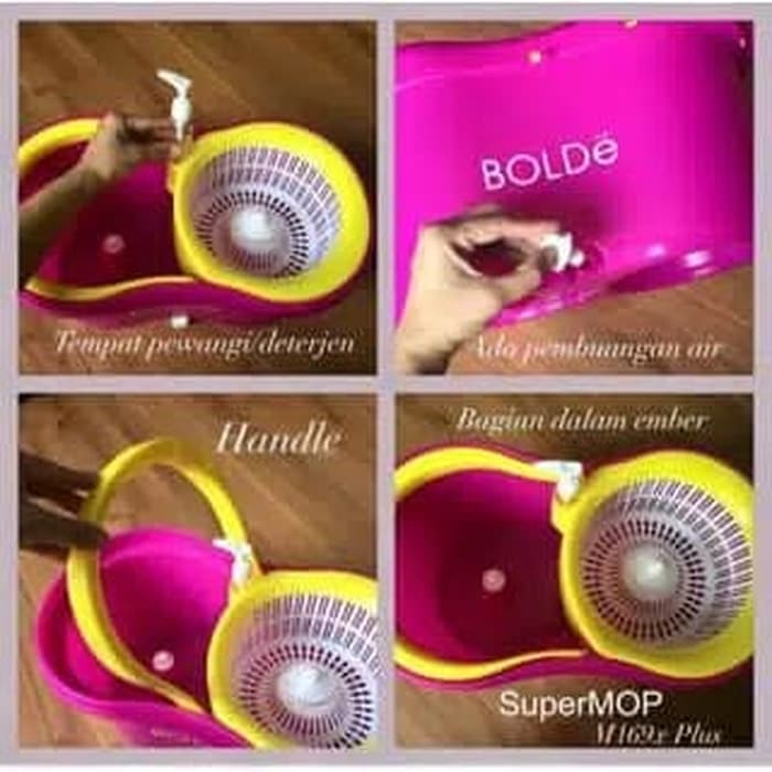 BOLDe Super Mop M 169× + plus alat pel supermop M169X + M 169 x Plus - 169x+