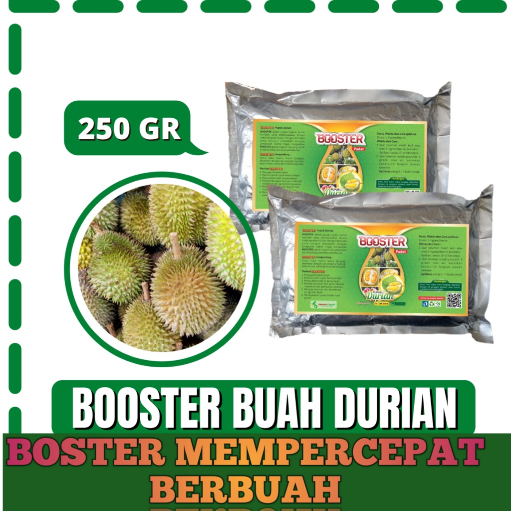 Booster pupuk bibit durian agar bisa berbuah denagn cepat dan lebat