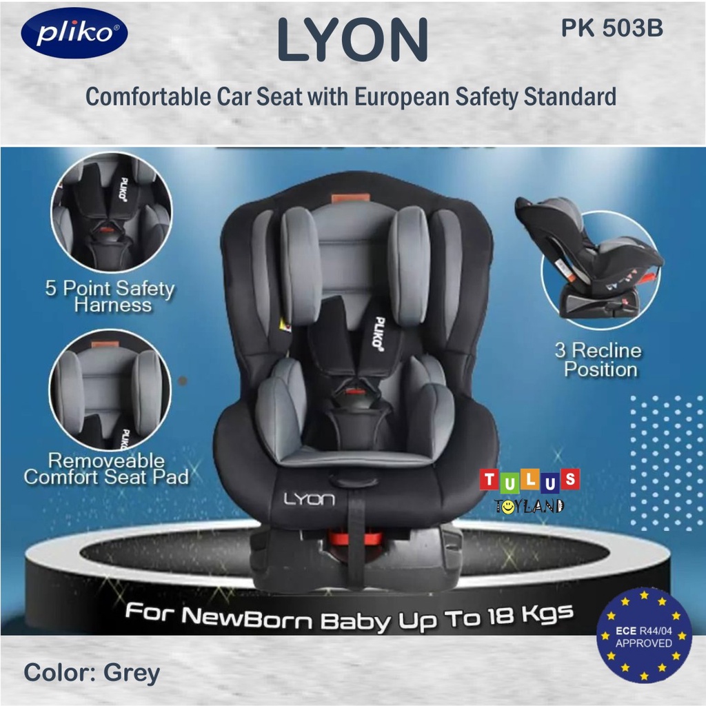 Kursi mobil Pliko LYON Car Seat PK 503B dudukan mobil anak bayi carseat pengaman balita murah