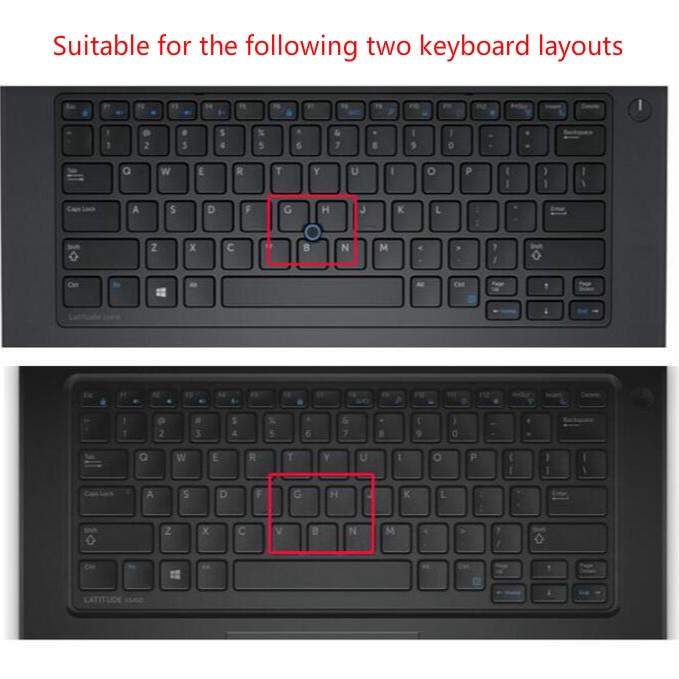 Cover Pelindung Keyboard Bahan Silikon Lembut Ultra Tipis untuk 14Inch Dell Latitude e5480 / e5490