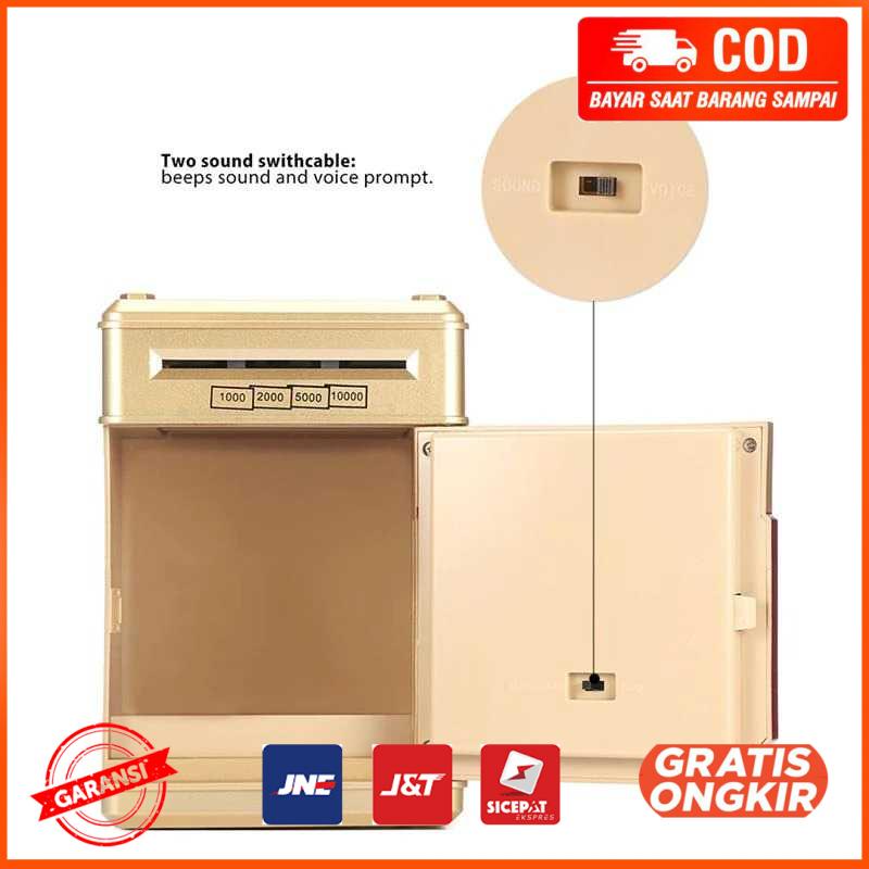 Celengan Anak Electronic Bank Safe Box Money Model Brankas T