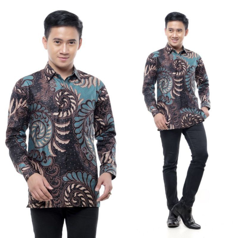 Maura Couple - Sania Ruffle Batik Couple Ori Ndoro Jowi Garansi Termurah Shopee - BATIK MODERN SOLO-Kmj puser tosca