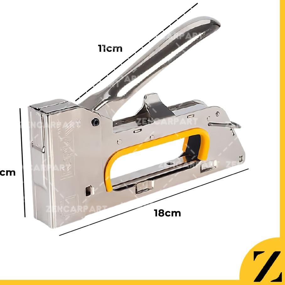 

Promo - Alat Staples Tembak Stapler Tembak Guntacker Kayu Jok Kulit Motor KUAT Steples Hekter 3in1 4 6 8 mm ✓